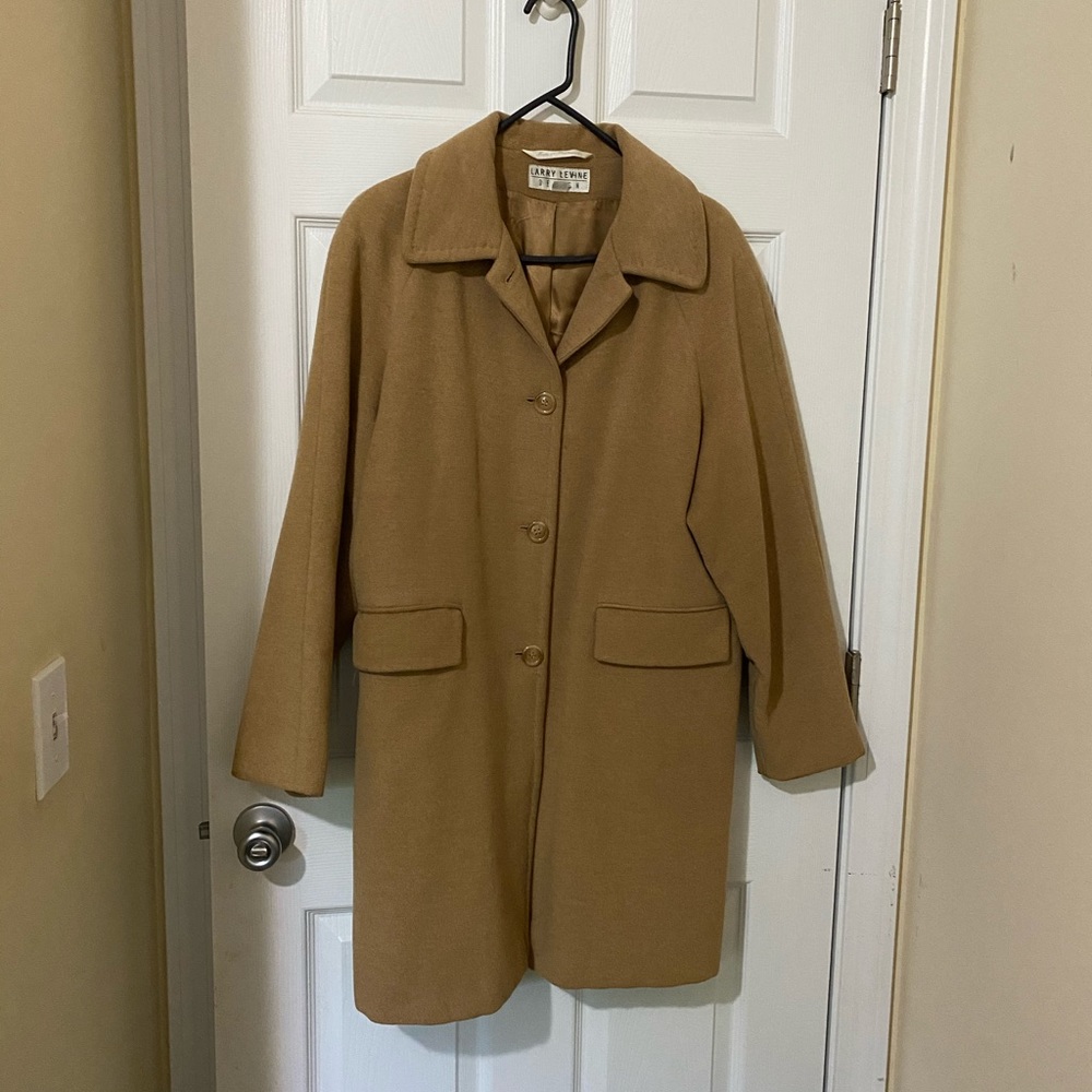Larry Levine Camel Hair Coat